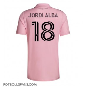 Inter Miami Jordi Alba #18 Replika Hemmatröja 2023-24 Kortärmad